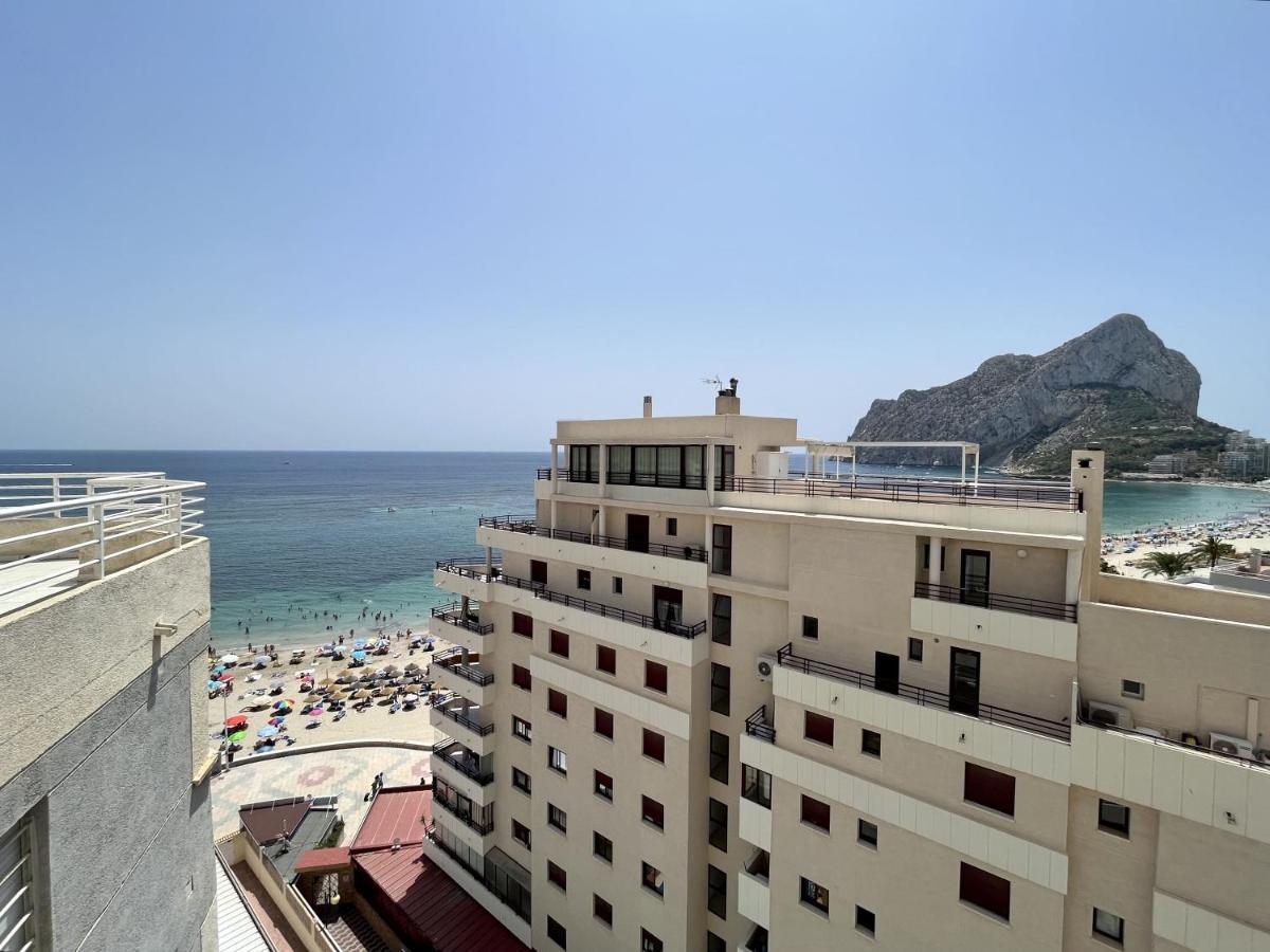Primera Linea Con Piscina En Calpe Exterior photo